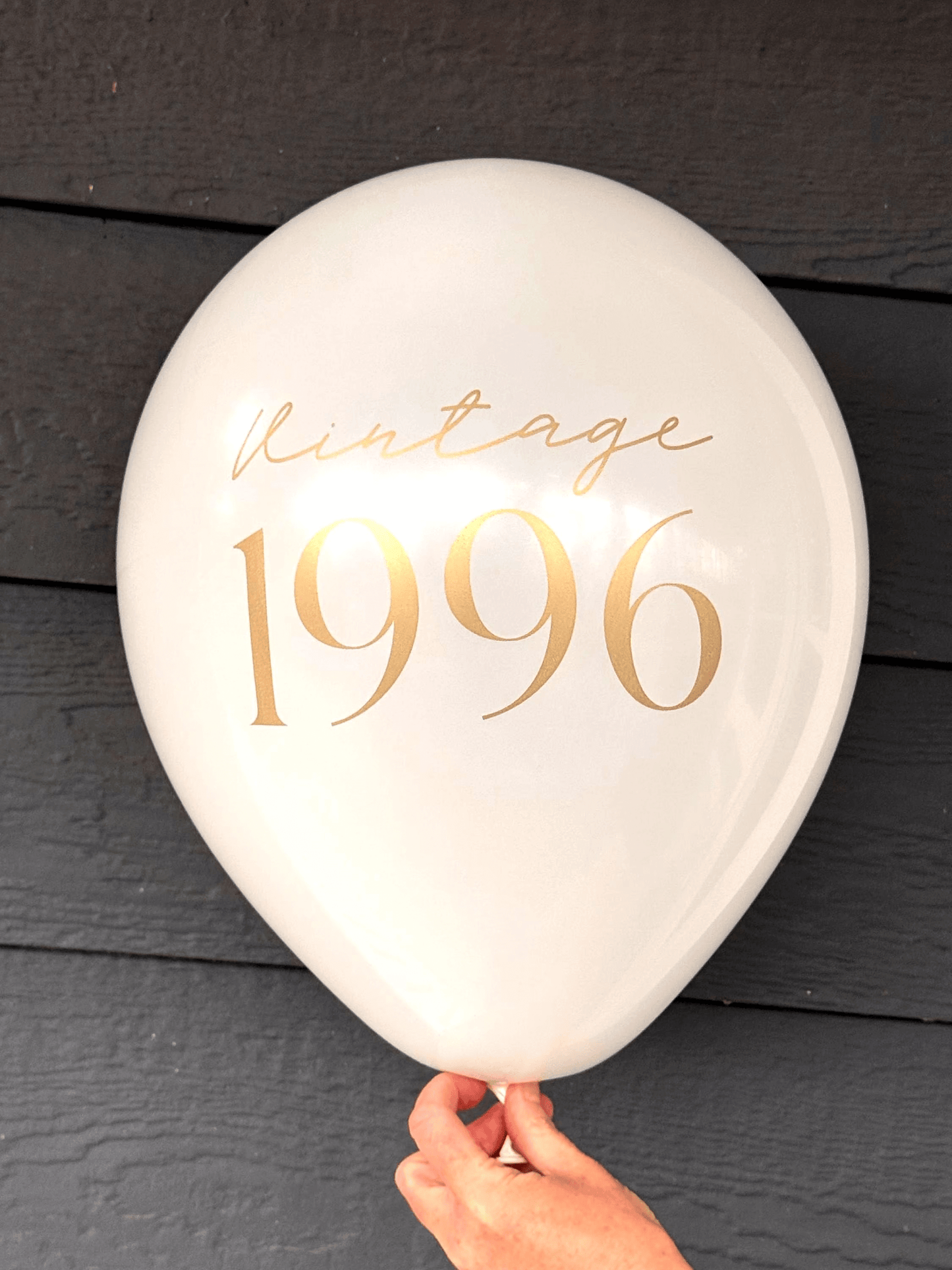 30th birthday balloons latex black white mixed colors