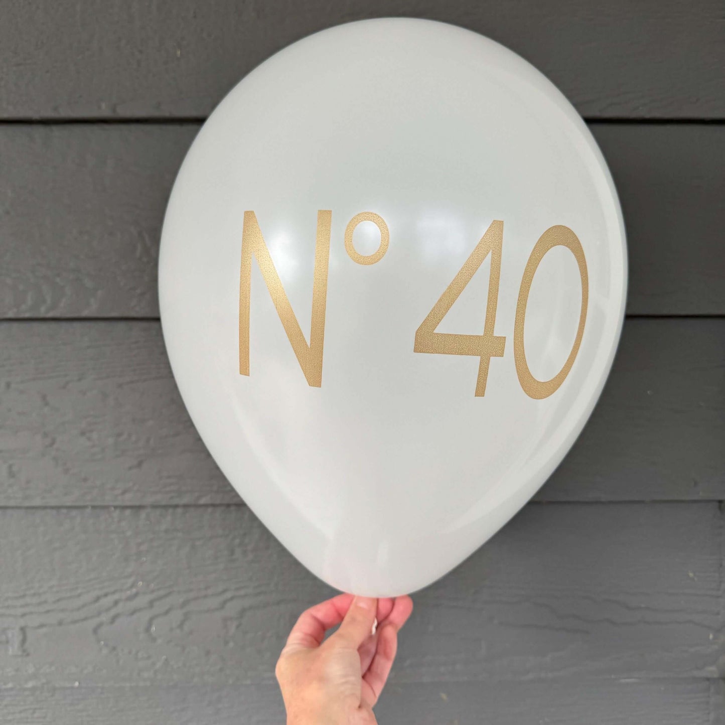 No 40 Couture balloons 40th Party Decor
