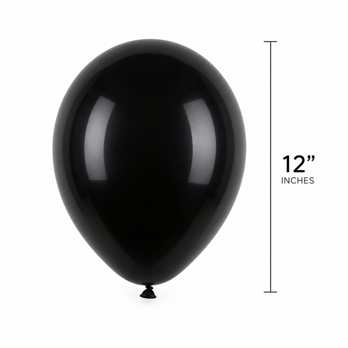 Balloon diagram showing the measurement of 12 inches