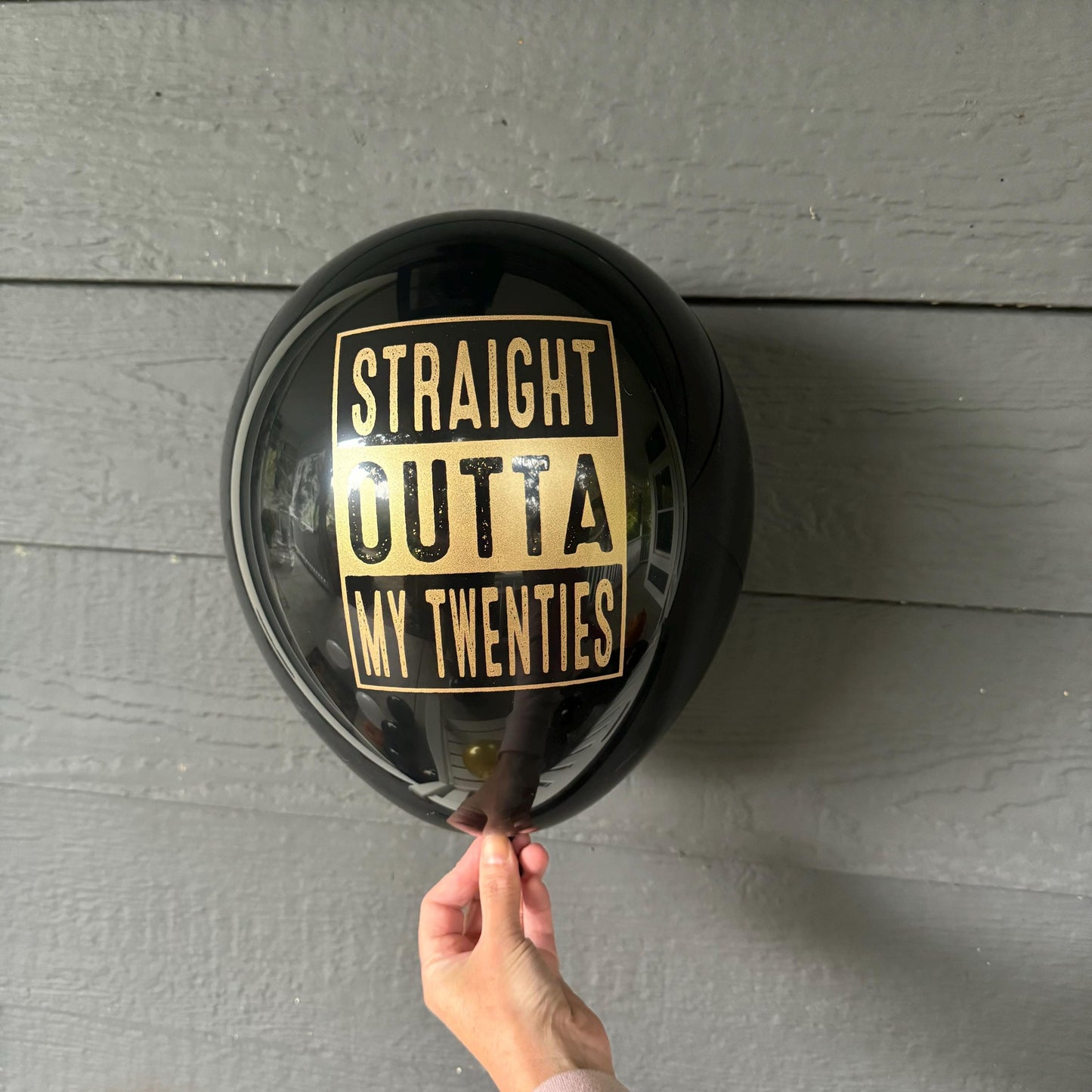 Straight Outta My Twenties Balloons – Perfect Decorations for a 30th Birthday Celebration