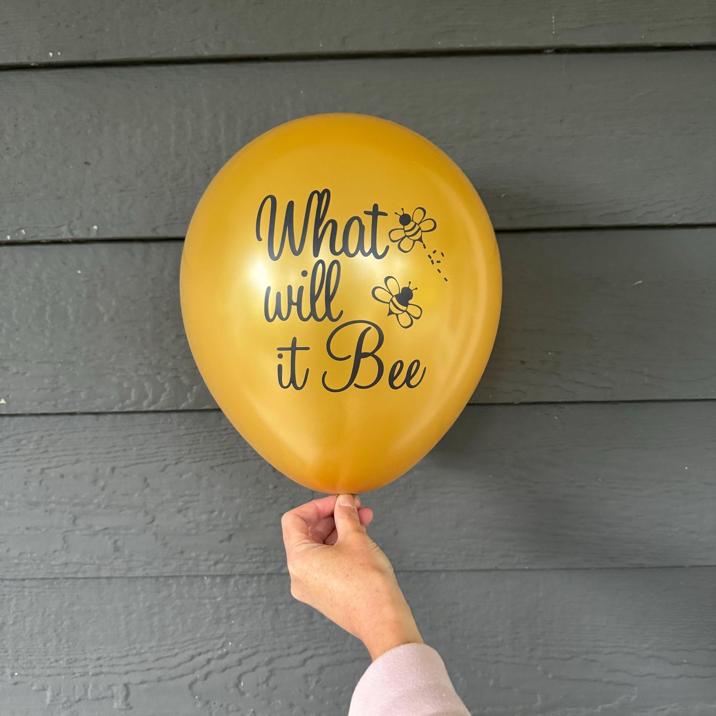 What Will It Bee Balloons – Gender Reveal or Baby Shower Decorations