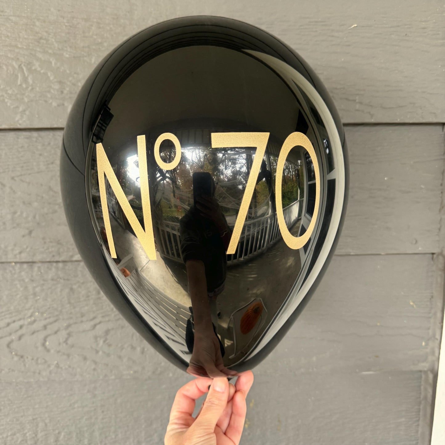 No 70 Couture Balloons – Stylish 70th Birthday Decorations for Him or Her