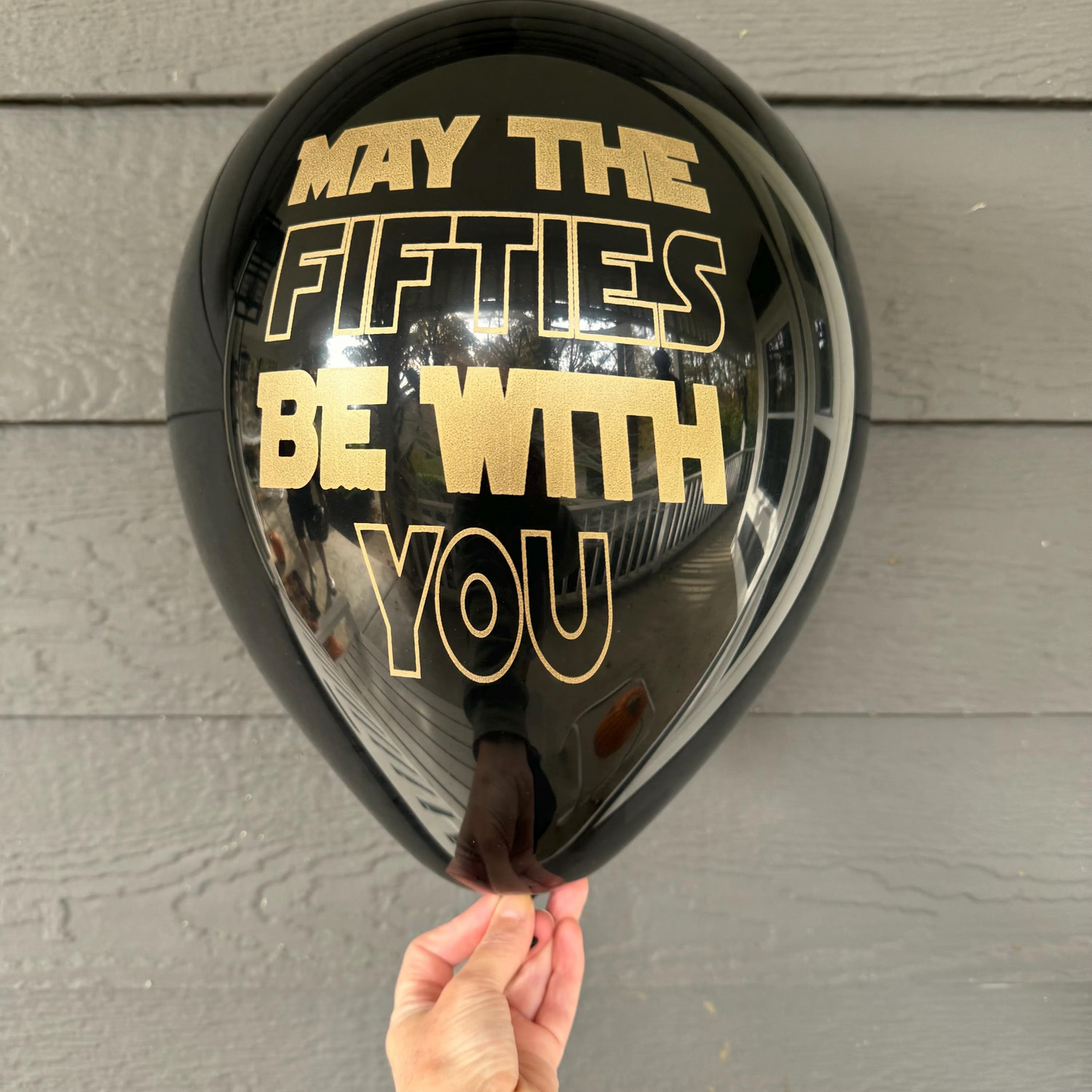 May the Fifties Be With You Balloons – Star Wars-Inspired 50th Birthday Decorations