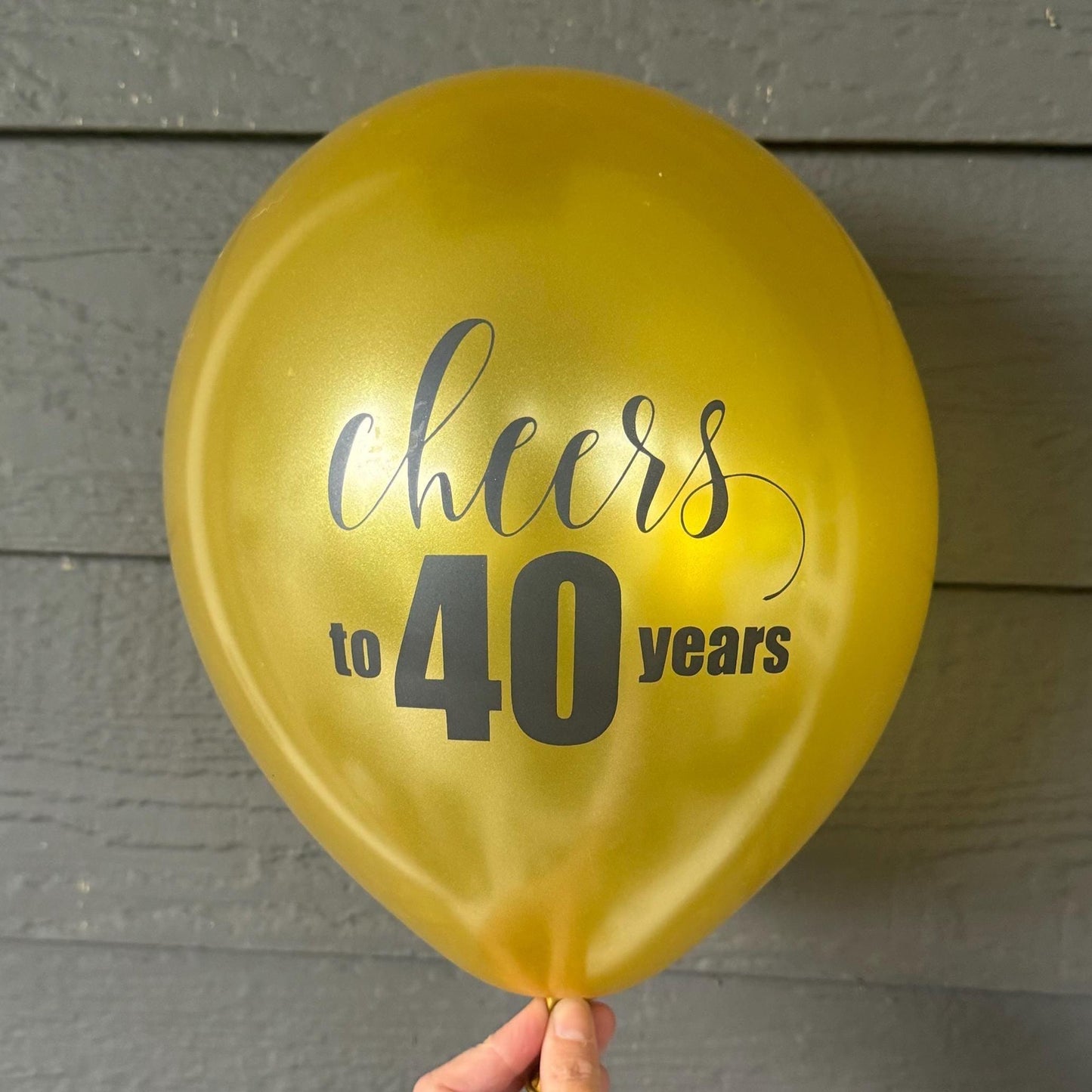 Cheers to 40 Years Latex Balloons – Perfect for 40th Birthday Celebrations