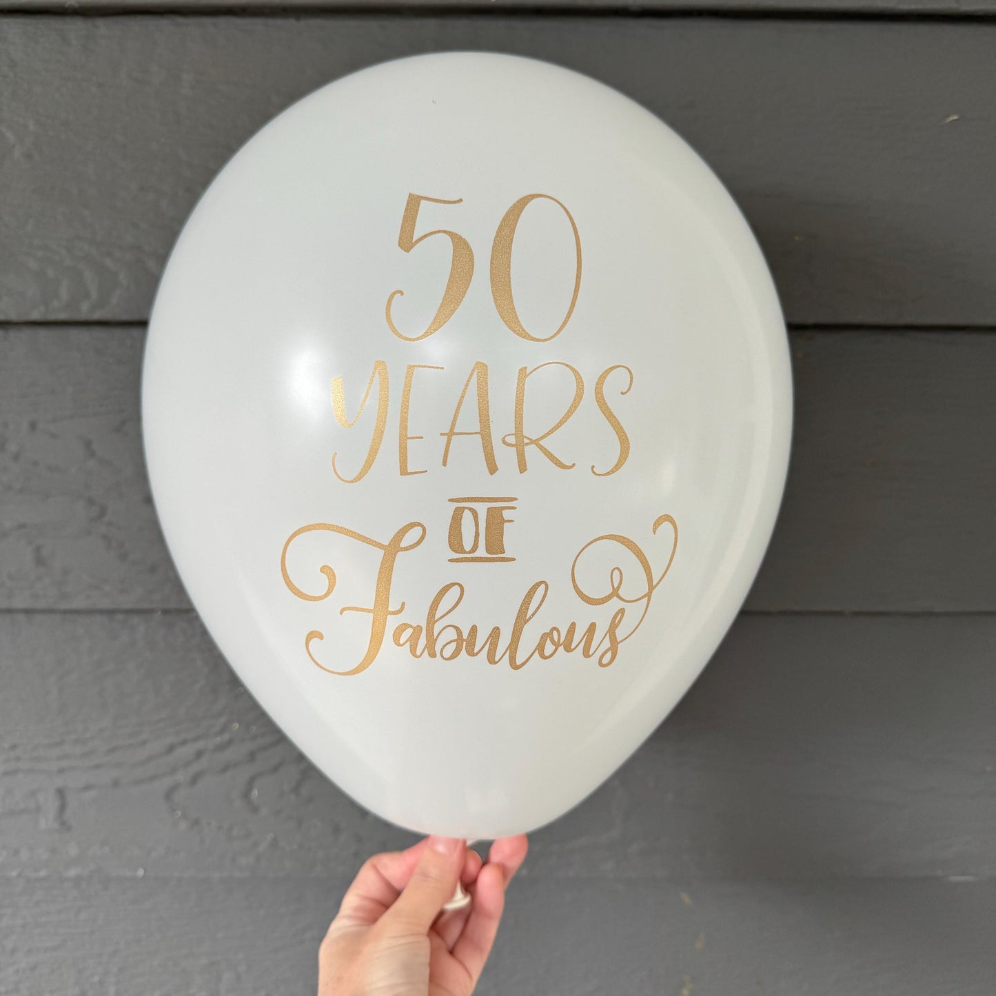 50 Years of Fabulous Balloons – Perfect for 50th Birthday or Anniversary