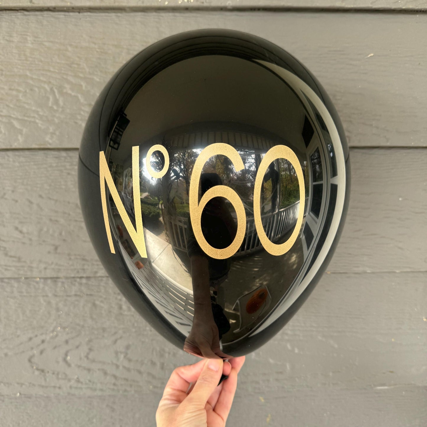 No 60 Couture Birthday Balloons – Elegant 60th Birthday Decorations