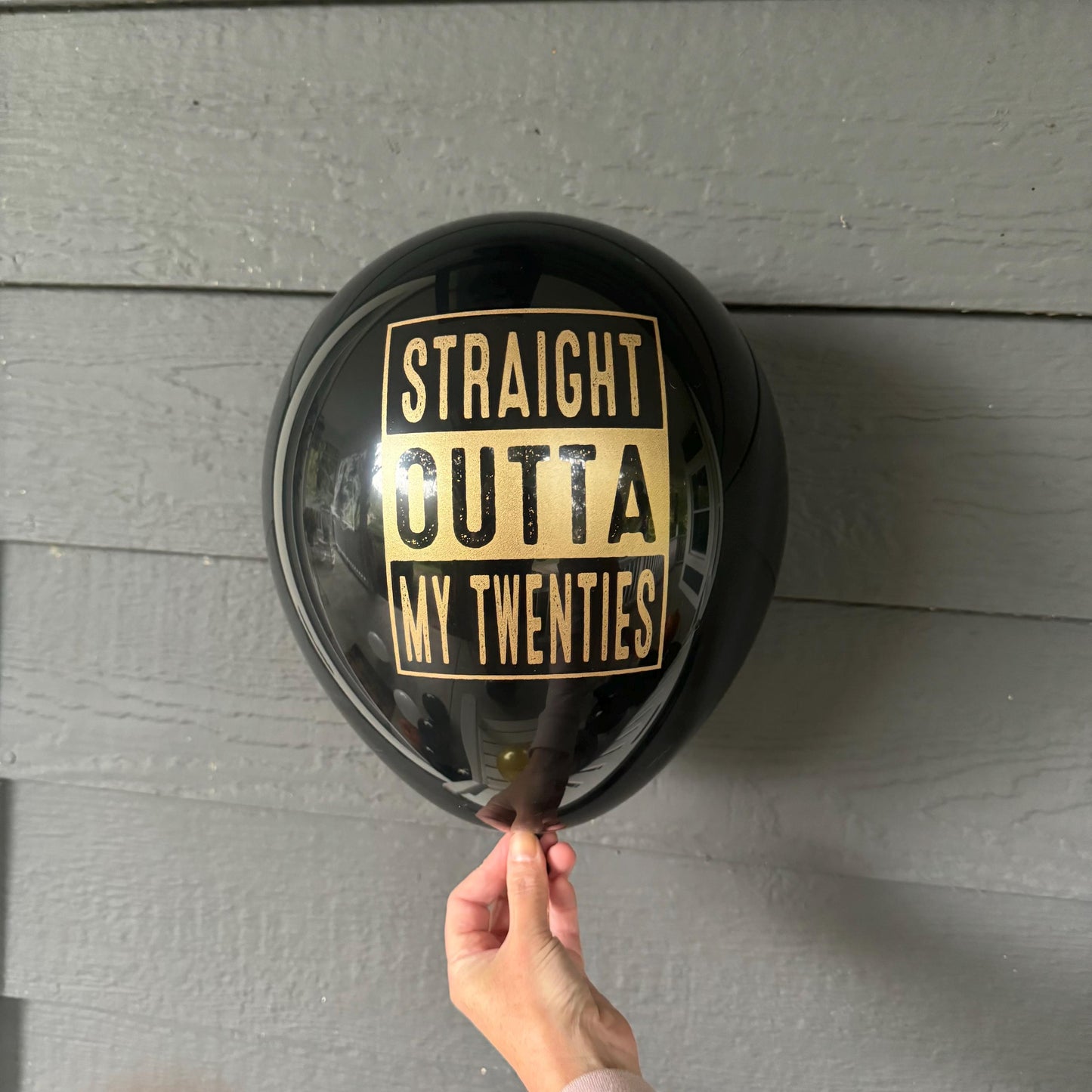 Straight Outta My Twenties Balloons – Perfect Decorations for a 30th Birthday Celebration