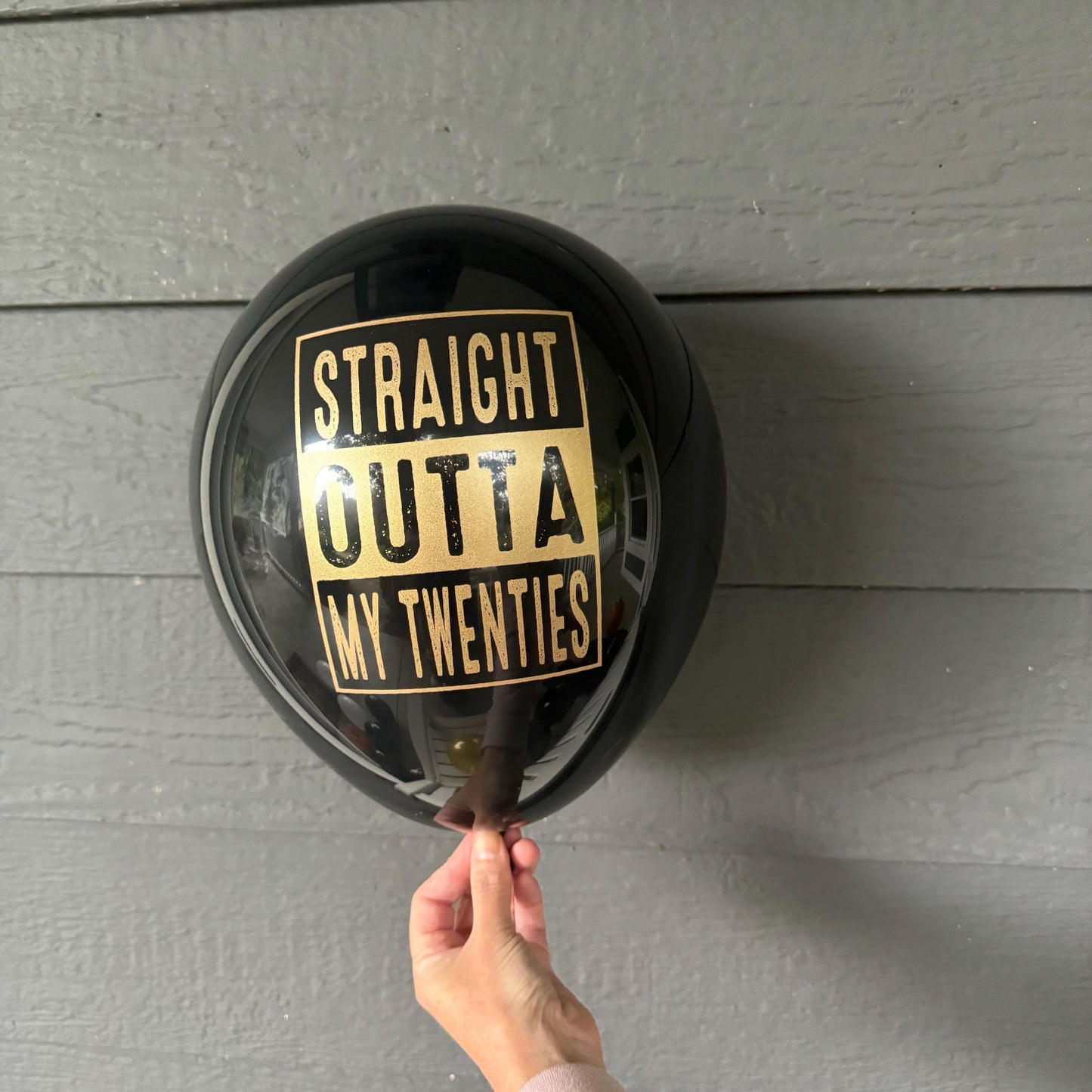 Straight Outta My Twenties Balloons – Perfect Decorations for a 30th Birthday Celebration