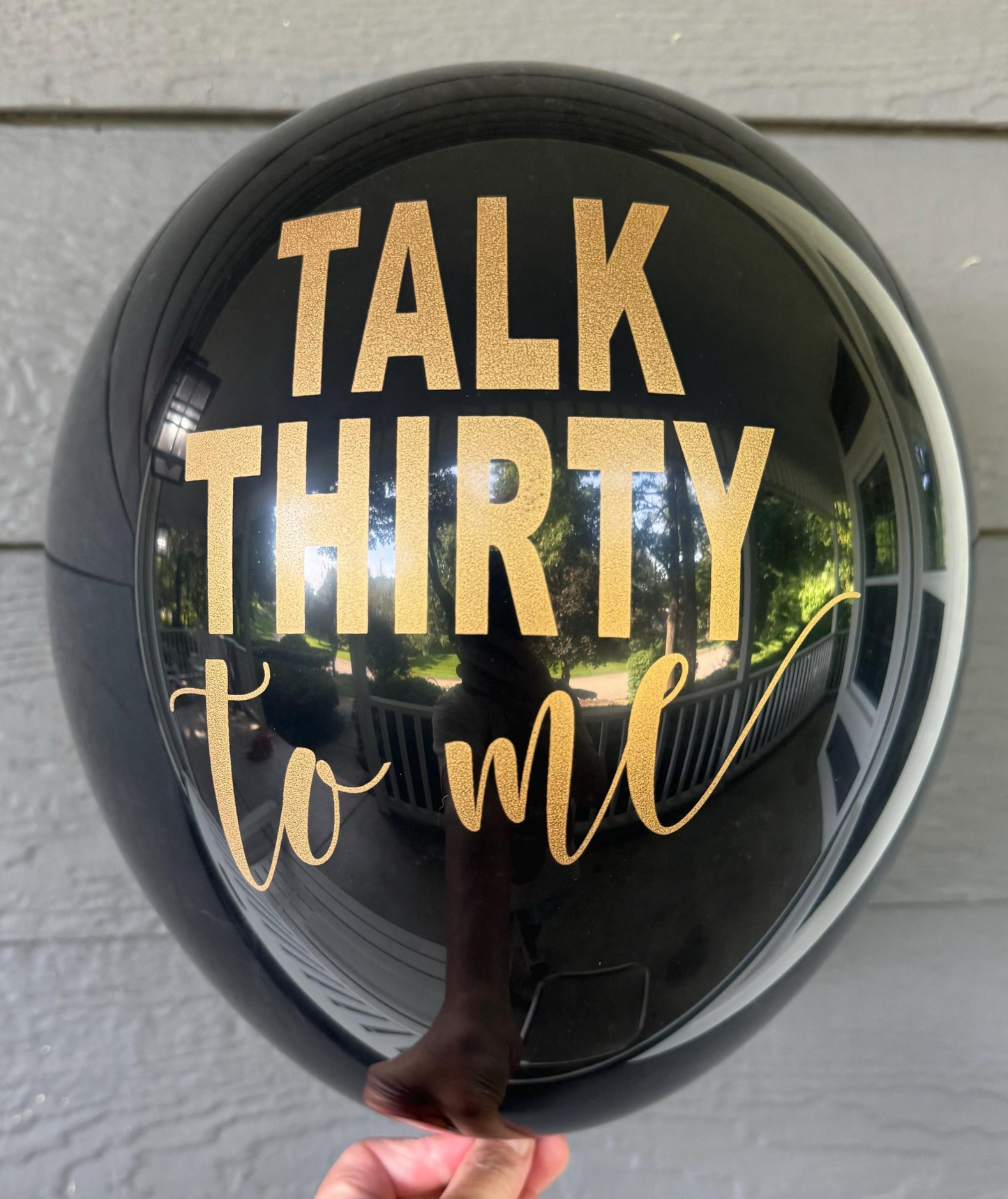 Talk Thirty To Me Balloons – Perfect for a 30th Birthday Celebration