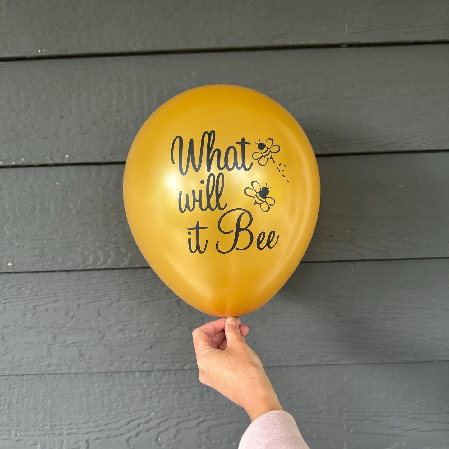 What Will It Bee Balloons – Gender Reveal or Baby Shower Decorations