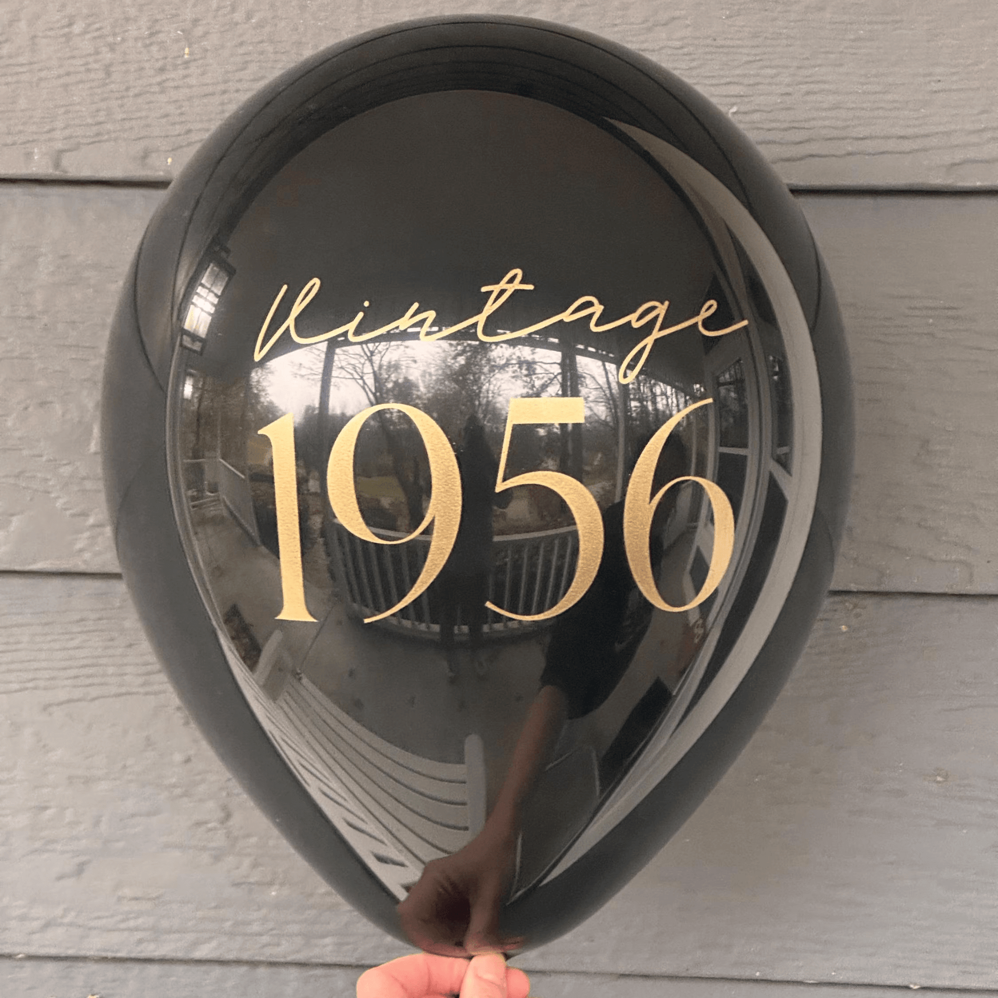 70th Birthday Balloons Black and Gold Milestone Decor