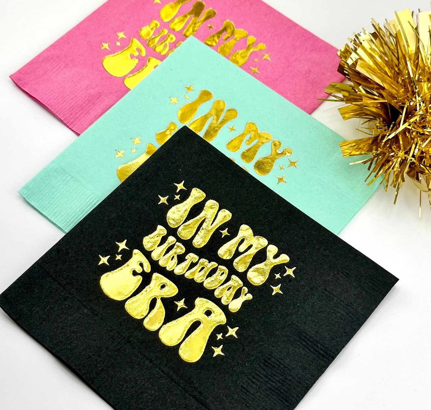 In My Birthday Era Cocktail Napkins - Swiftie Birthday Party Decor