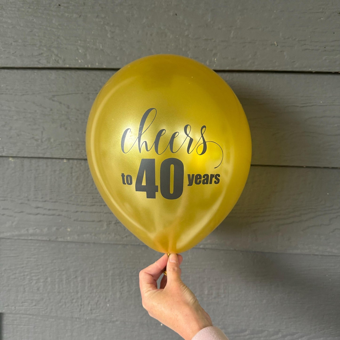 Cheers to 40 Years Latex Balloons – Perfect for 40th Birthday Celebrations