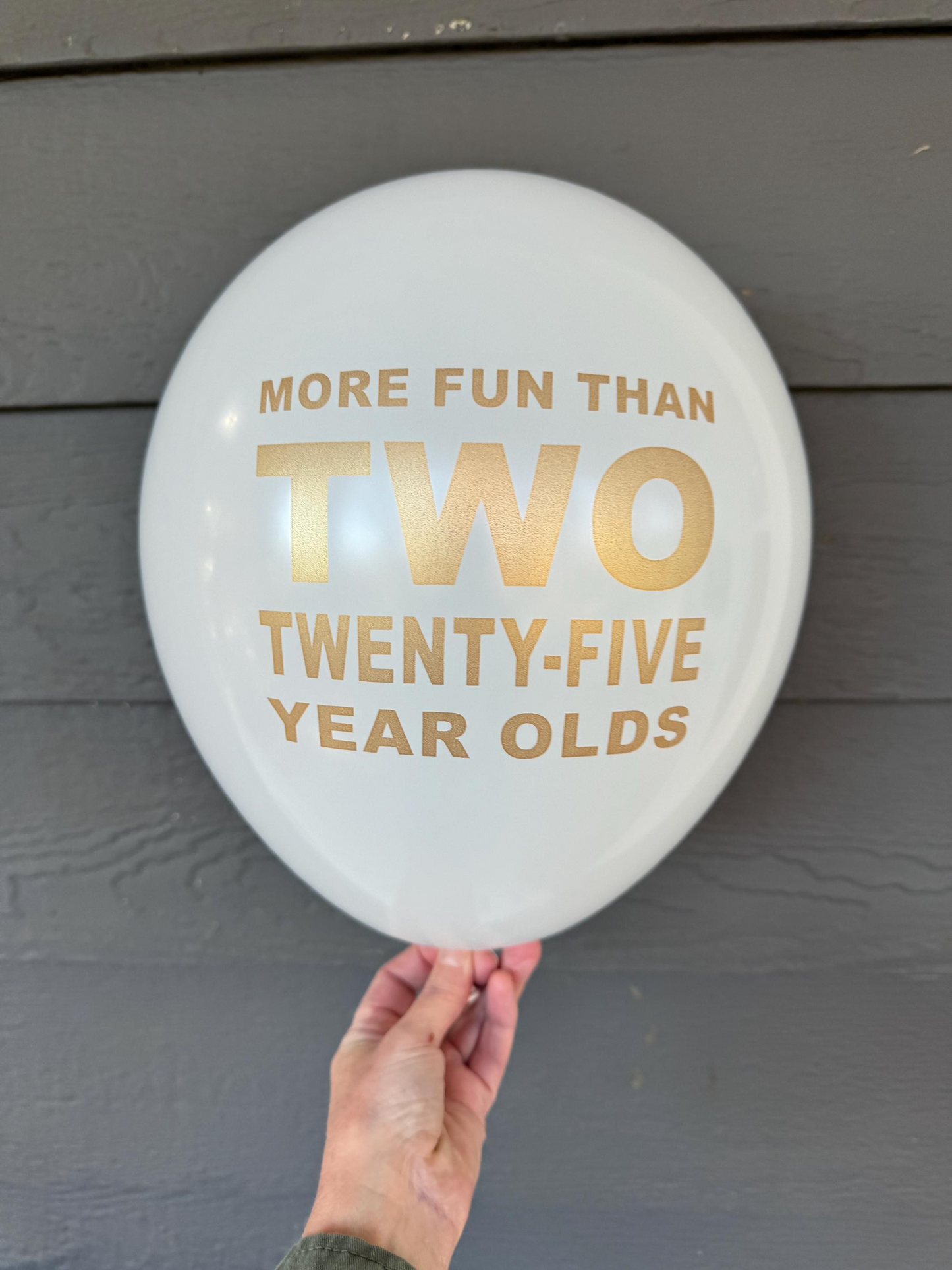 More Fun Than Two Twenty-Five Year Olds 50th Birthday Latex Balloons – Perfect Decorations for a Lively Celebration