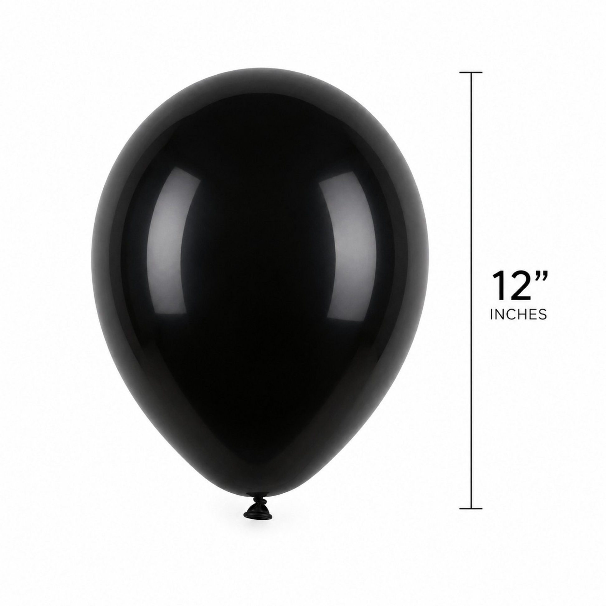 Balloon diagram showing the measurement of 12 inches