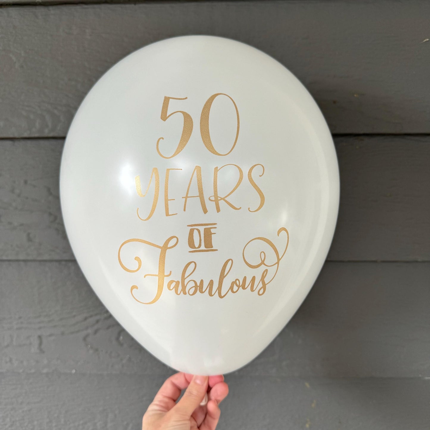 50 Years of Fabulous Balloons – Perfect for 50th Birthday or Milestone Celebrations