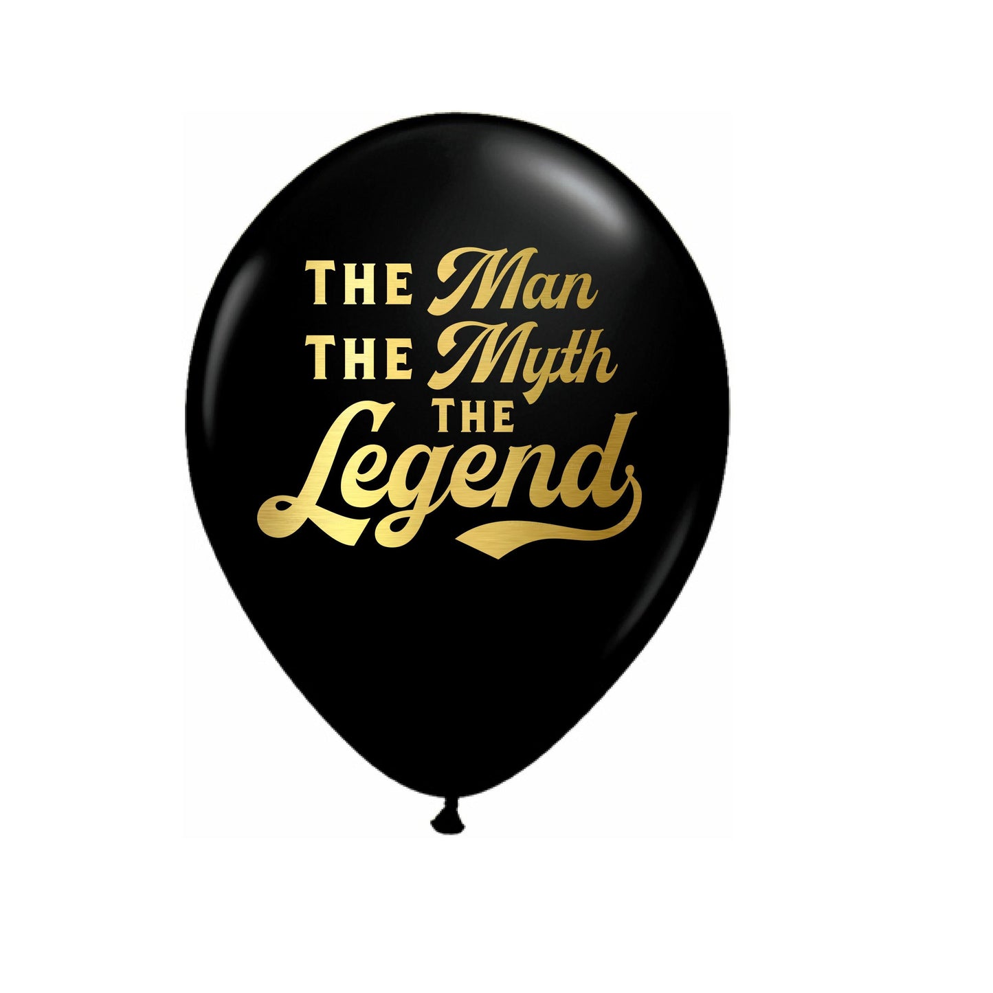 The Man, The Myth, The Legend Balloons – Perfect for Milestone Celebrations