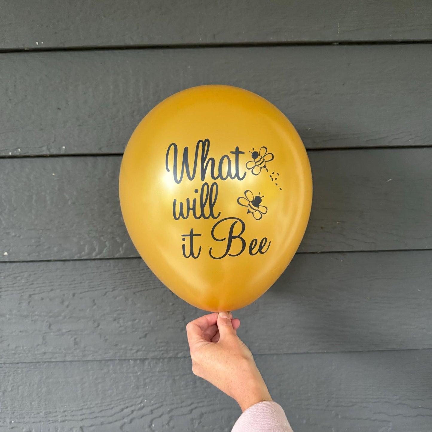 What Will It Bee Balloons – Gender Reveal or Baby Shower Decorations