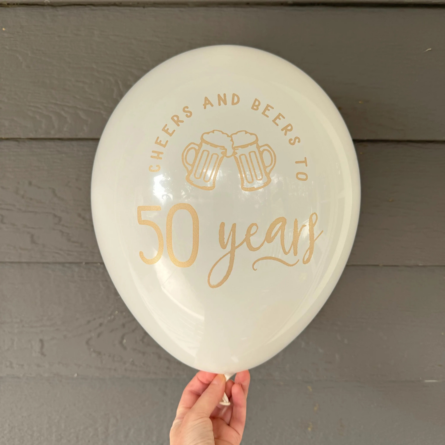 Cheers and Beers to 50 Years Black Plastic Stadium Cups – 50th Birthday, Anniversary, and Milestone Celebration Cups- Set of 10