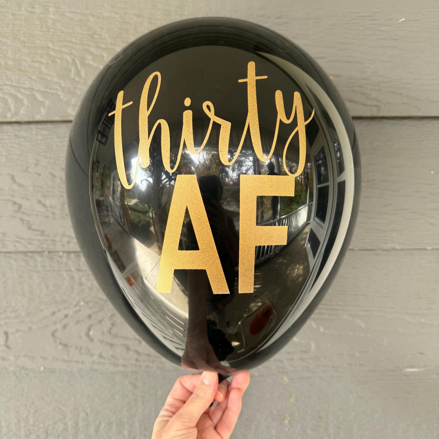 Thirty AF Balloons – Perfect Decorations for a 30th Birthday Party