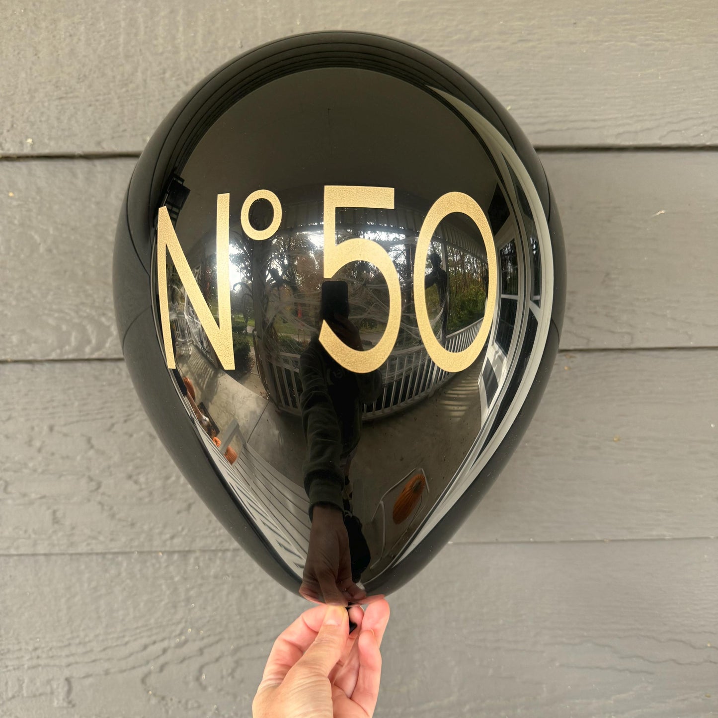 No 50 Couture Themed Balloons – Elegant 50th Birthday Decorations