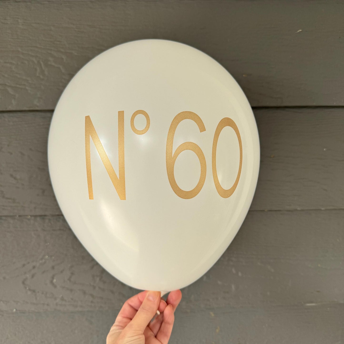 No 60 Couture Birthday Balloons – Elegant 60th Birthday Decorations