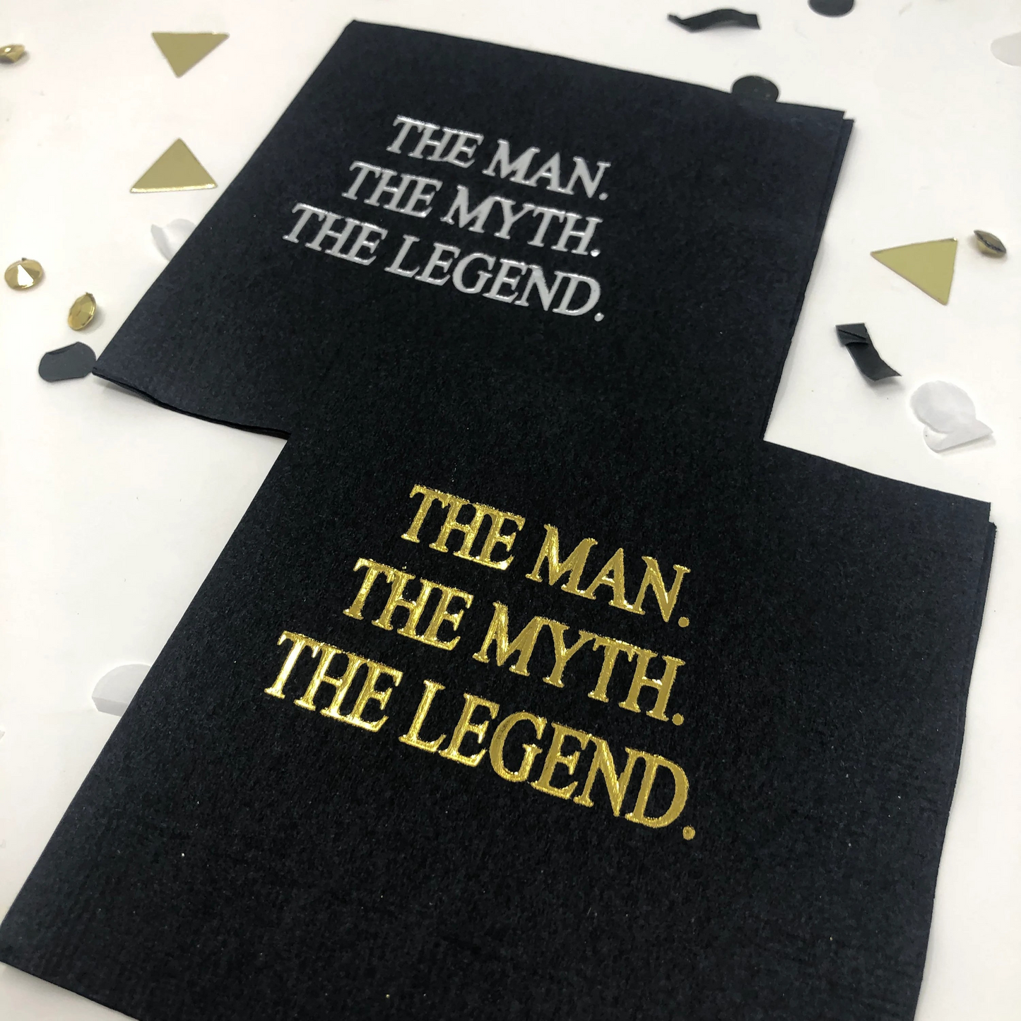 The Man, The Myth, The Legend Cocktail Napkins – Perfect for Birthdays & Retirement Parties