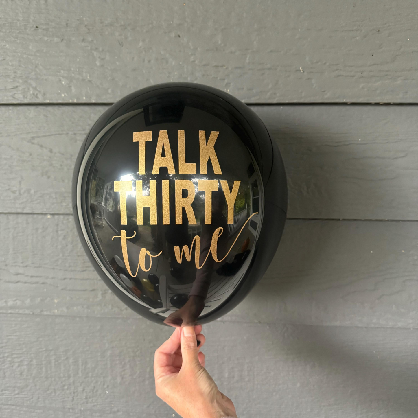 Talk Thirty To Me Balloons – Perfect for a 30th Birthday Celebration