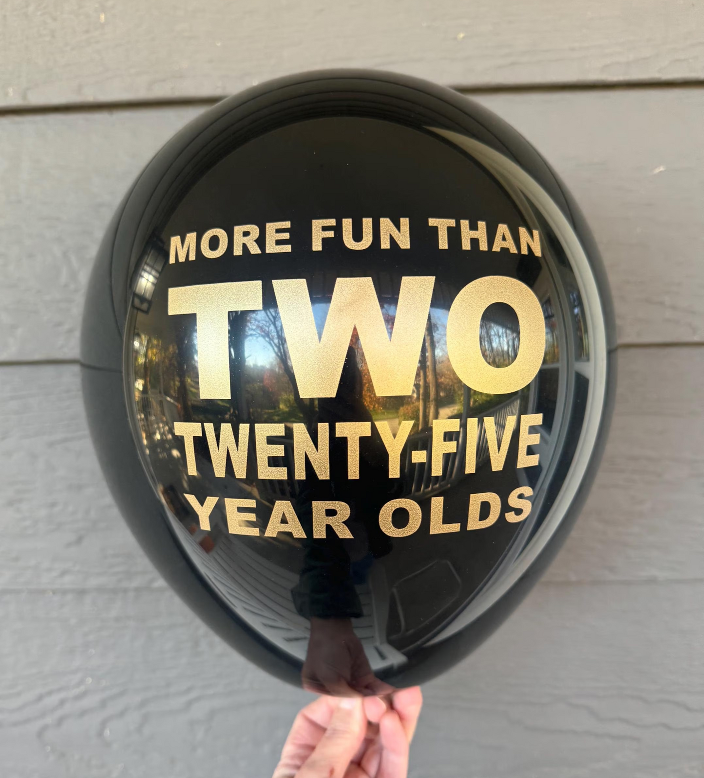 More Fun Than Two Twenty-Five Year Olds Latex Balloons – Perfect for 50th Birthday Celebrations