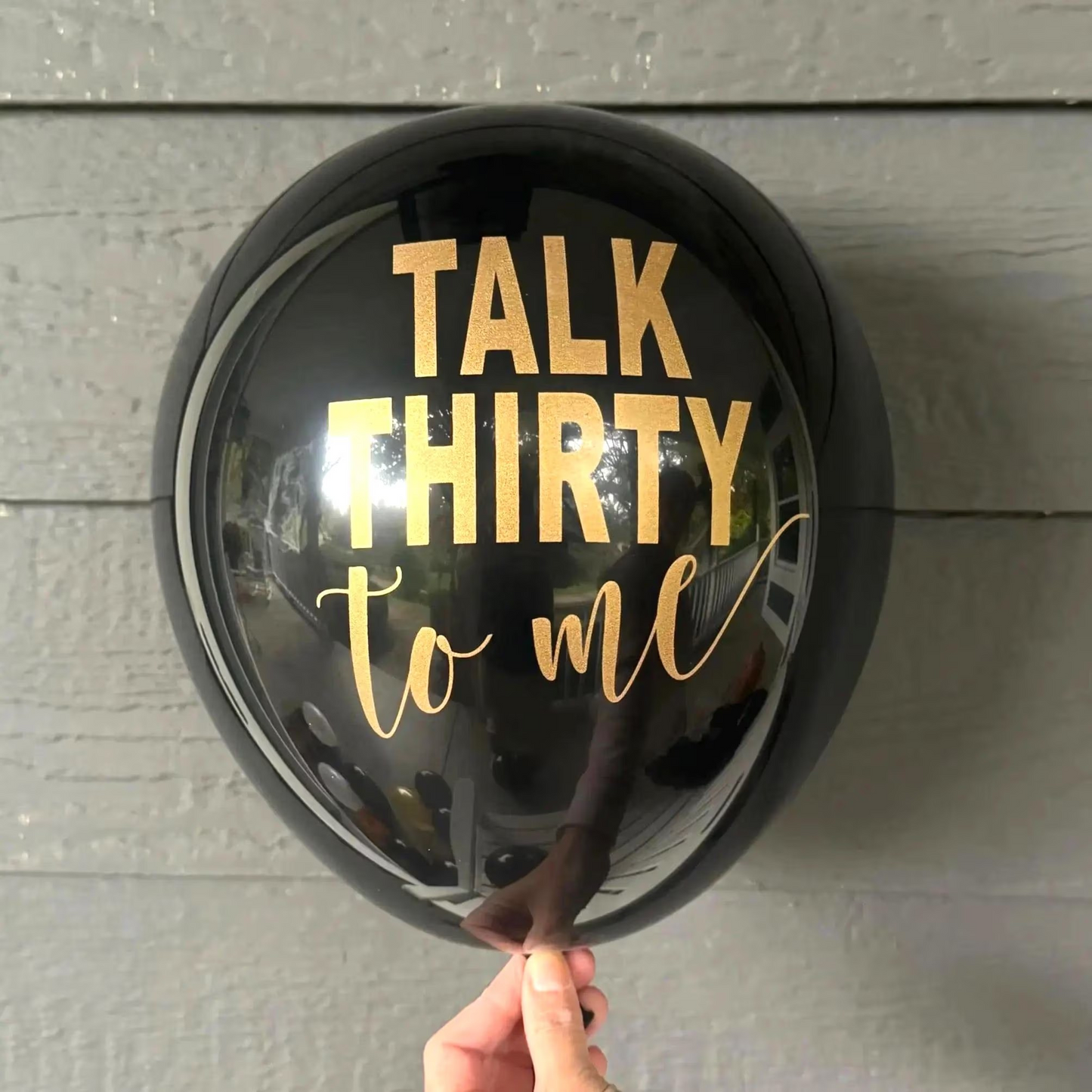 Talk Thirty To Me Balloons – Perfect for a 30th Birthday Celebration