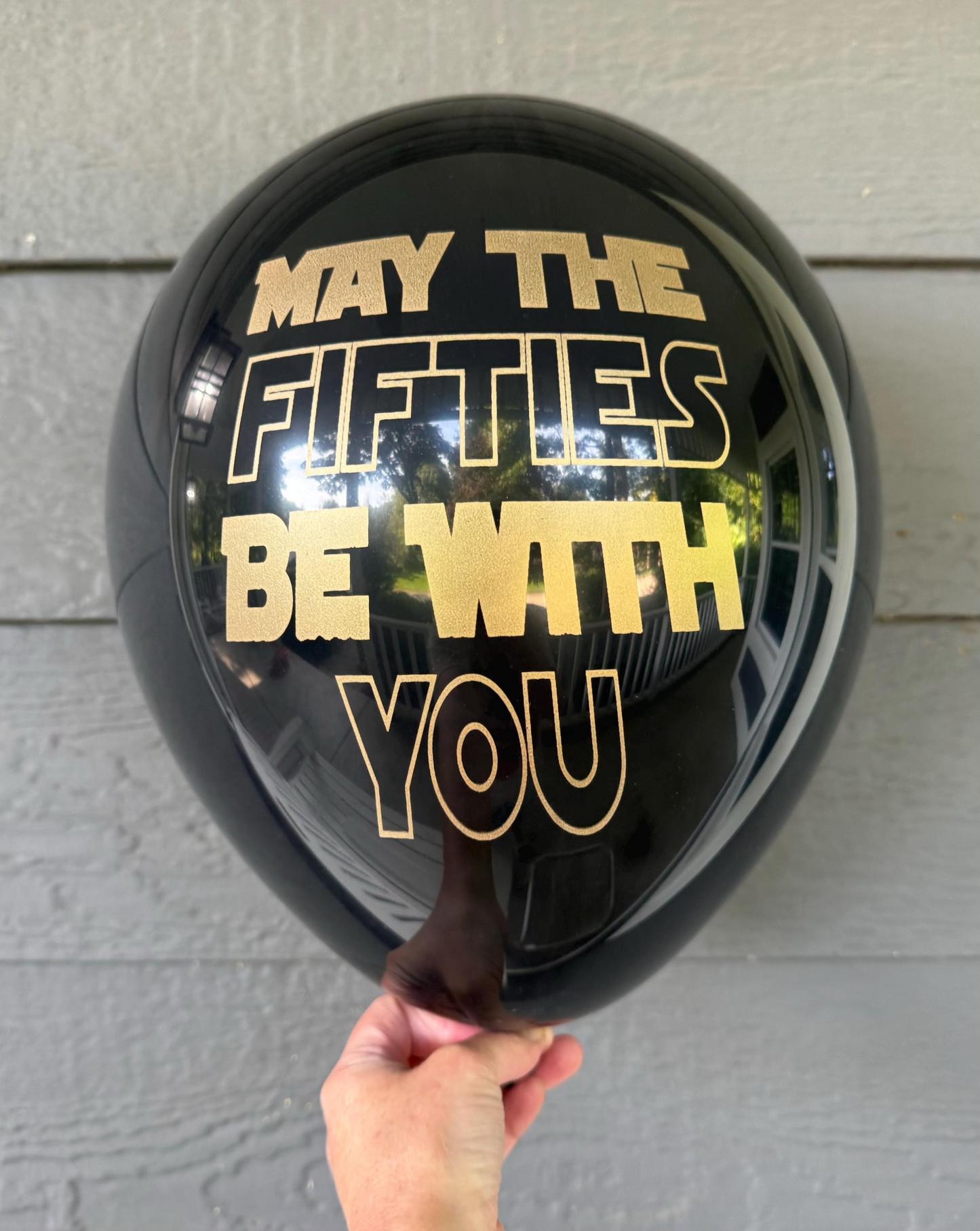 May the Fifties Be With You Balloons – Star Wars-Inspired 50th Birthday Decorations