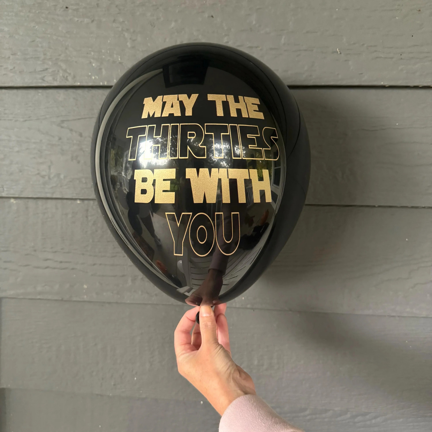 May the Thirties Be With You Balloons – Fun and Festive Decor for a 30th Birthday Party