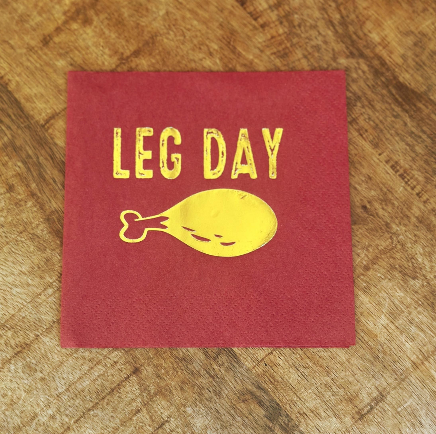 Funny Thanksgiving Cocktail Napkins: Foil Stamped - Set of 20